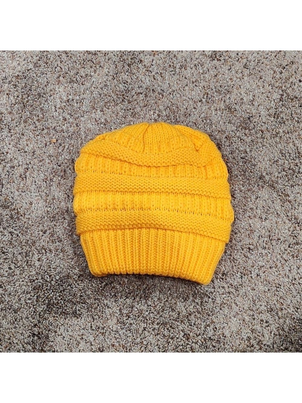Winter knit slouch beanie